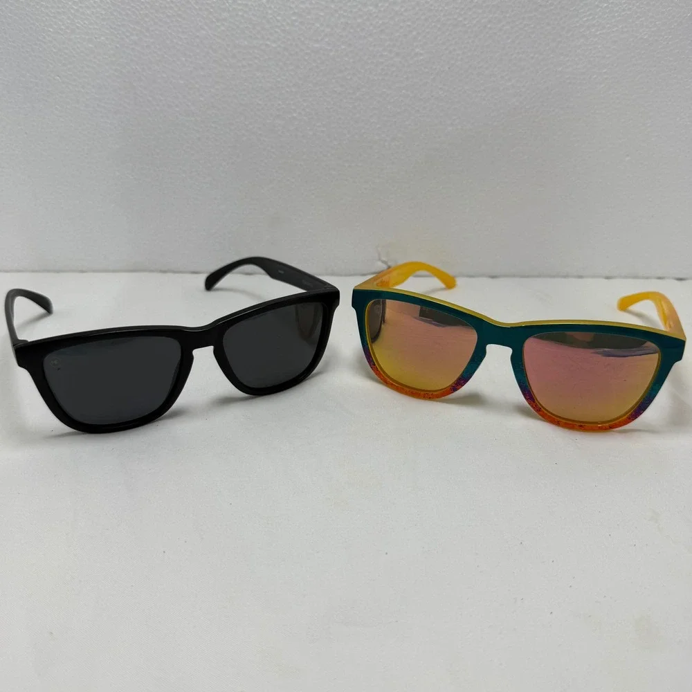 Knockaround Sunglasses Unisex OS Multi‎ Classics Polarized Wayfarer Bundle 2pk
